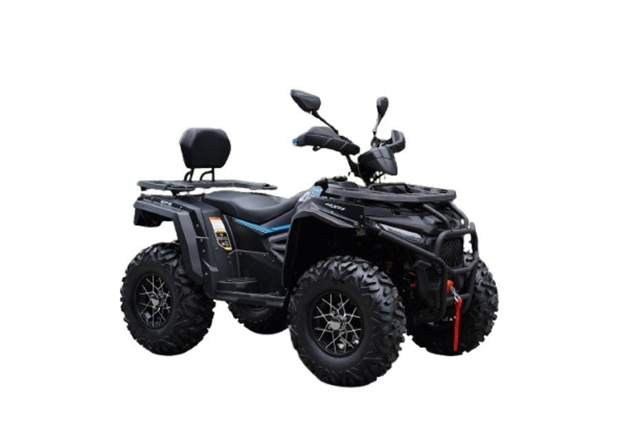 DOBO G8 black utility ATV shown in the supplied product brochure